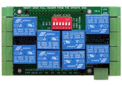 Sequent Microsystems Eight Relays HAT